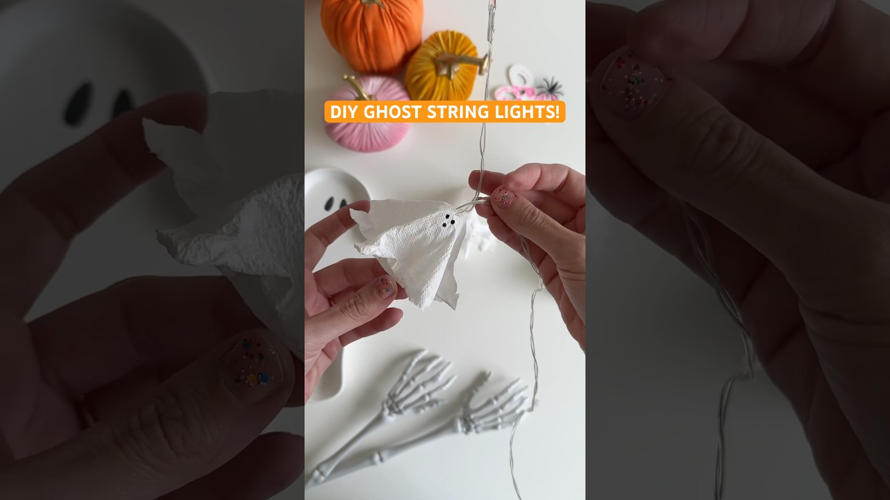 DIY easy string garland 