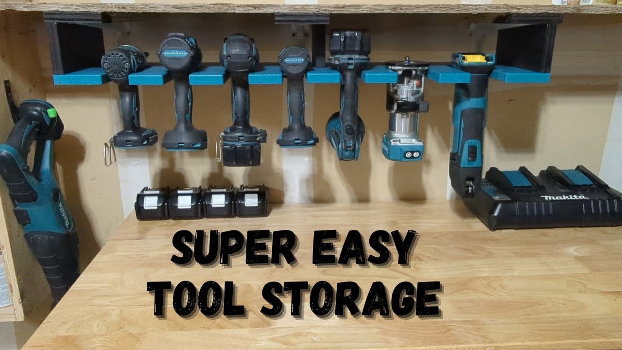 Super Easy Cordless Tool Storage | Makita