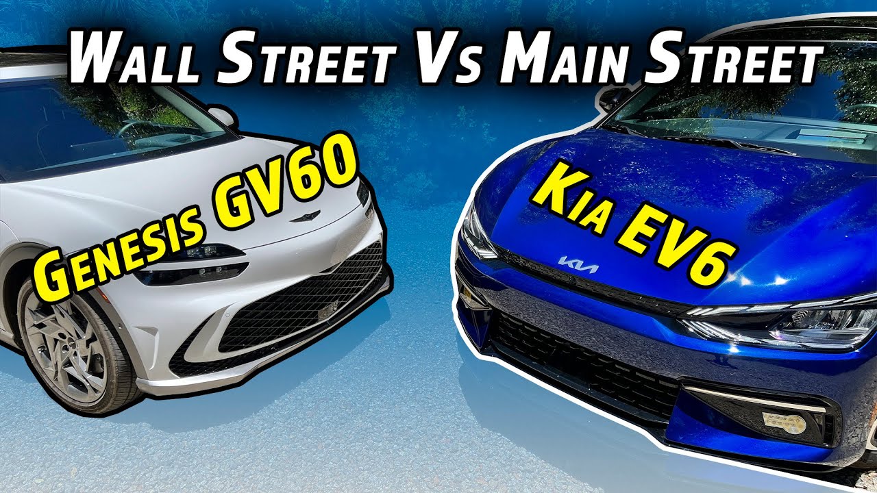 Battle Of The Korean EV Cousins! | 2022 Kia EV6 vs 2022 Genesis GV60