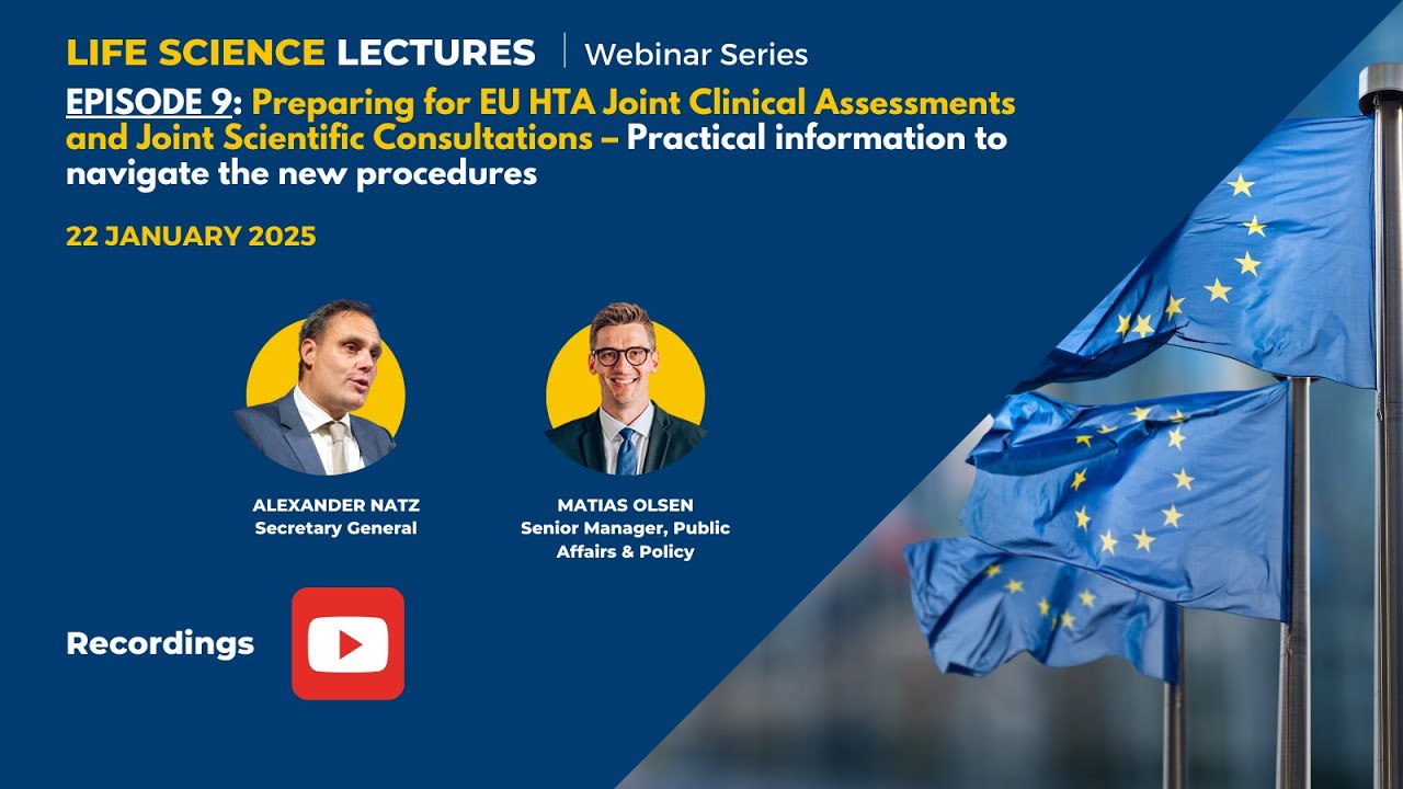 Life Science Lecture 9 - Preparing for the new EU HTA regulation (JCA JSC)