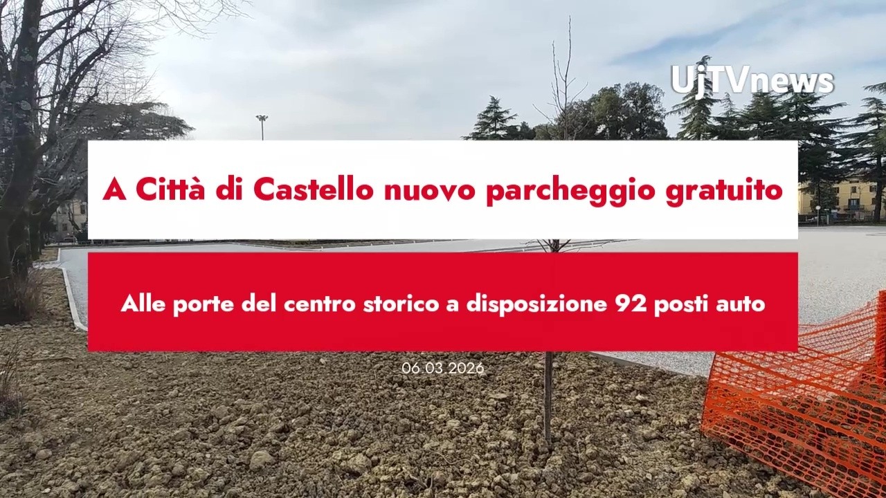 A Citt&agrave; di Castello apre un nuovo parcheggio gratuito alle porte del centro storico