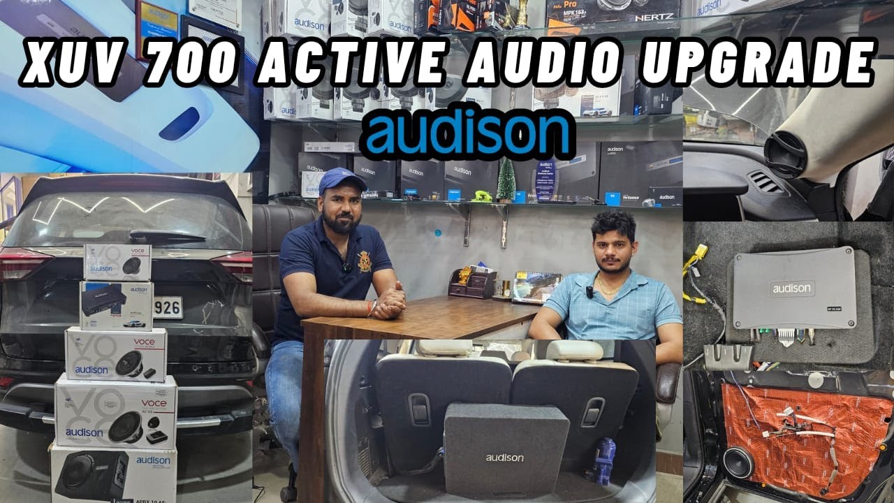 Xuv 700 🚘🔈 Active Audio Upgrade | Audison 8.9 Bit DSP | Voce 3 Way | Active Subwoofer