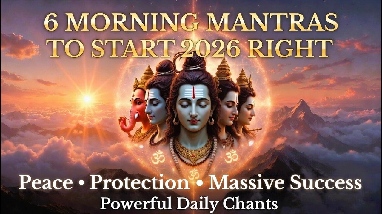 6 Morning Mantras to Start 2026 Right | Peace, Protection & Massive Success ☀️🕉️