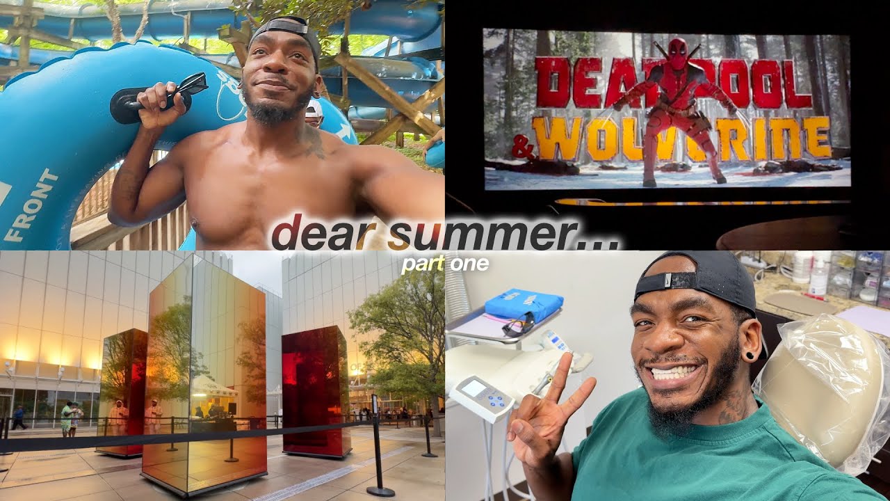 dear summer… (part one) 🏊🏾‍♂️ | six flags white water, first friday, invisalign update & more