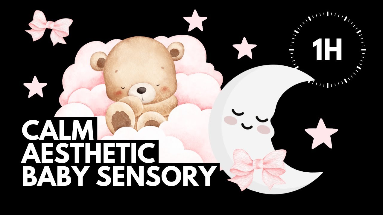 Baby Sensory Video 🌙 | Soft Baby Music | Aesthetic Sensory for Babies | Baby Sleep