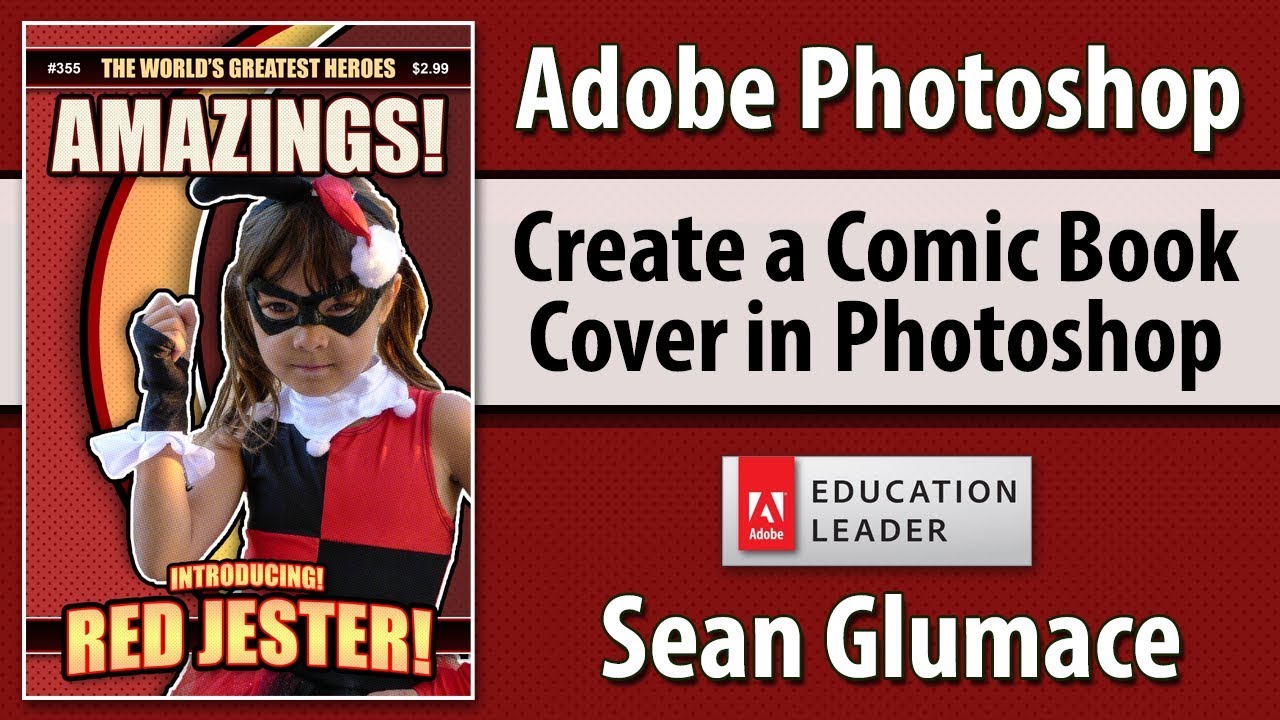 Create a Comic Book Cover in Adobe Photoshop!