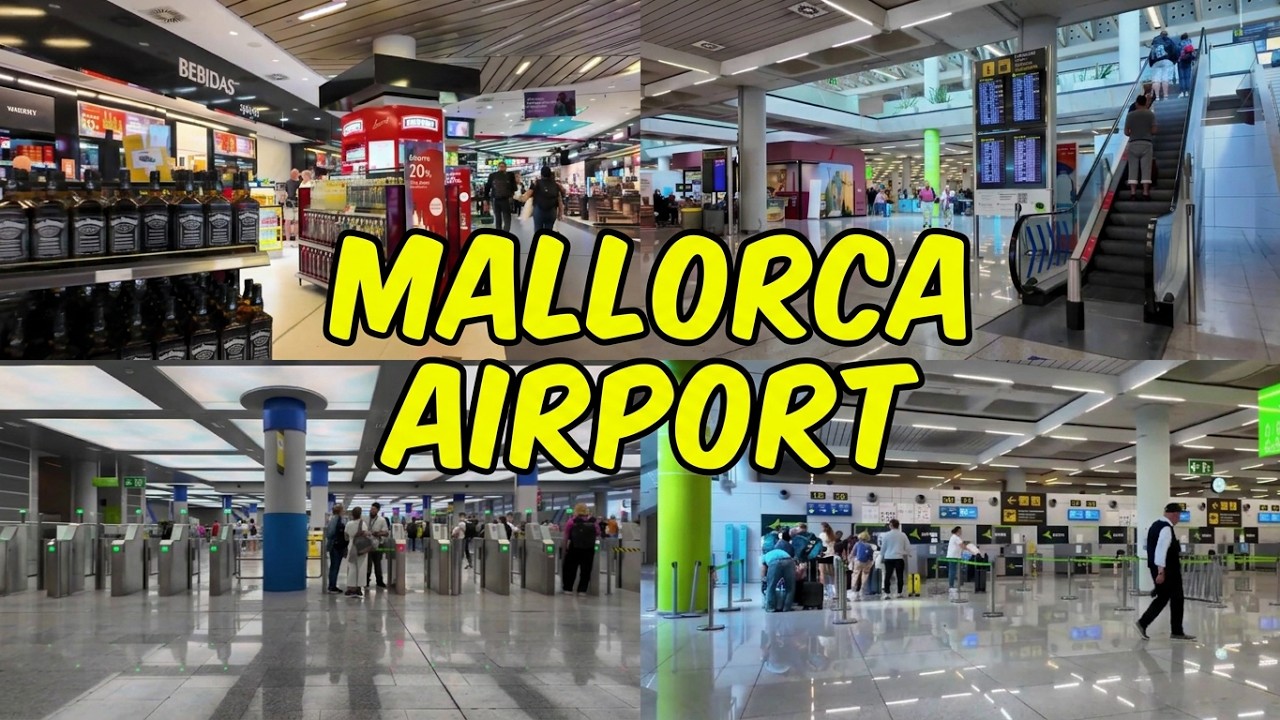 Mallorca Flughafen - PMI Airport - Dutyfree - Gates - Check in -  Abflug -  Departure - Oktober 2024