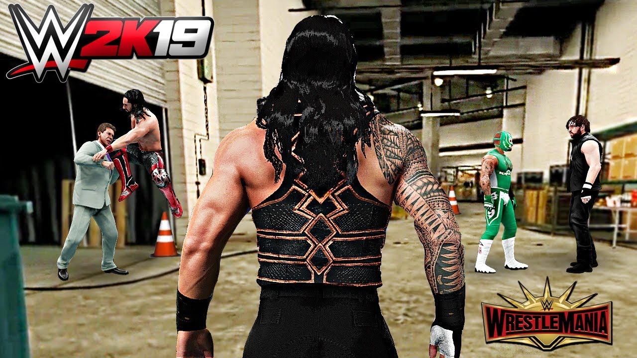 WWE 2K19 Road To Wrestlemania - HEEL TURN OF THE SHIELD ft. Reigns, Lashley, Lesnar (Story/Concept)
