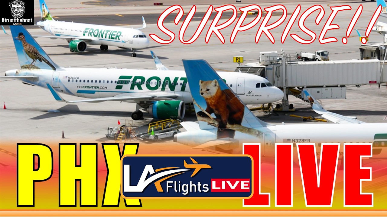 🔴LIVE PHX SURPRISE!! PHOENIX SKY HARBOR AIRPORT PLANE SPOTTING | February 25, 2026