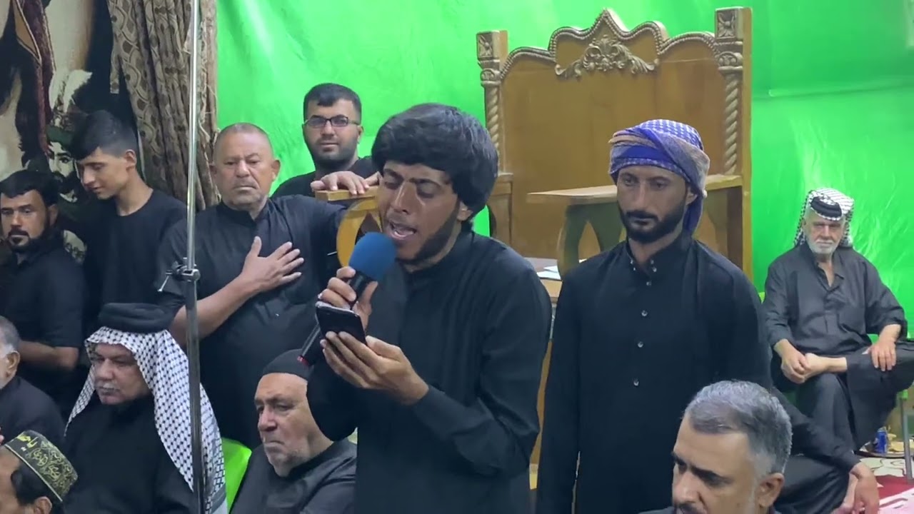 الرادودي  بكر العقابي وكرار سعيد العقابي موكب شباب علي الاكبر في كربلاء الحسين (ع)