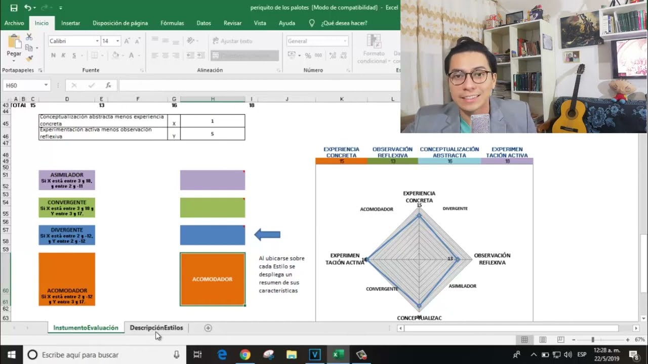¿Cómo realizar el TEST de ESTILO DE APRENDIZAJE KOLB