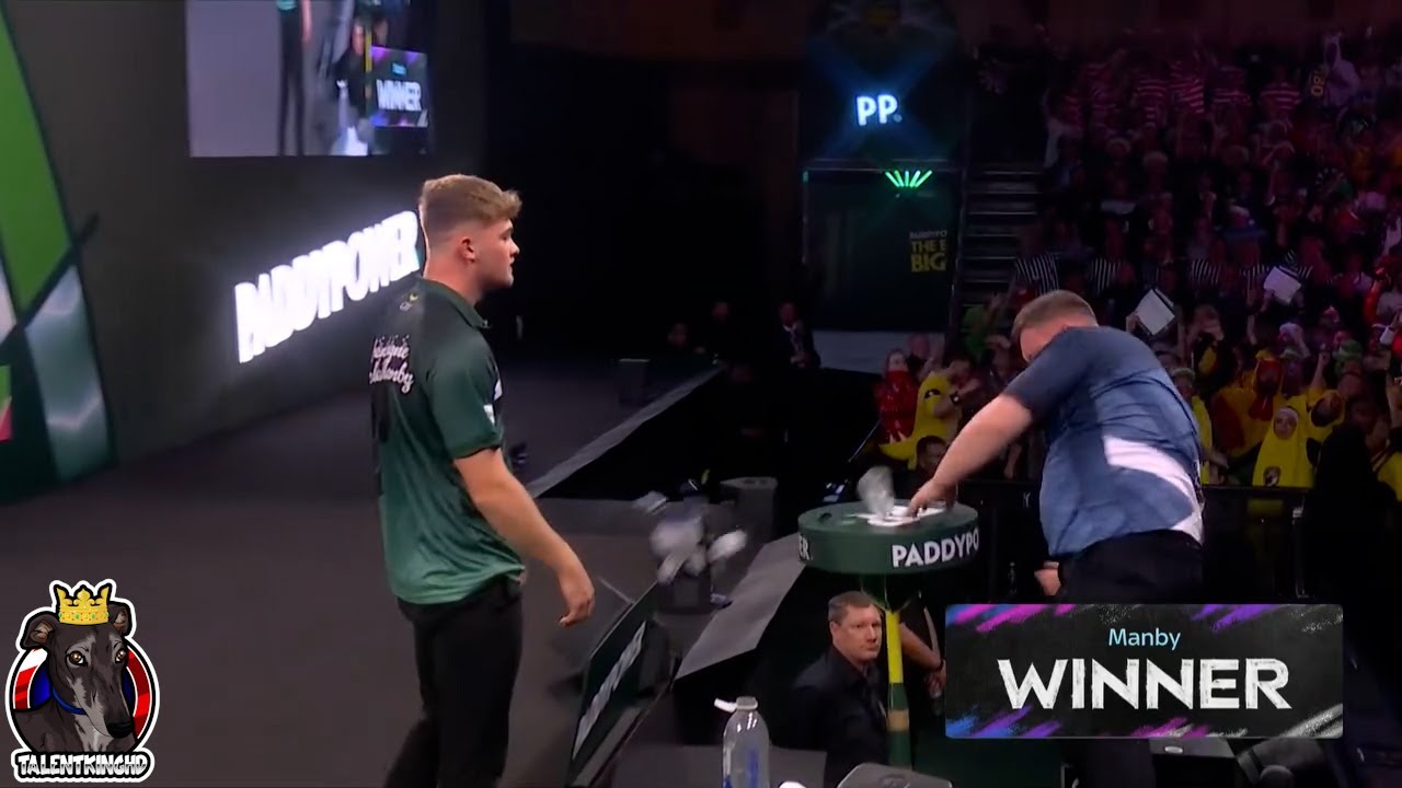 Cameron Menzies Punching The Table PDC DARTS WORLD CHAMPIONSHIP 2026