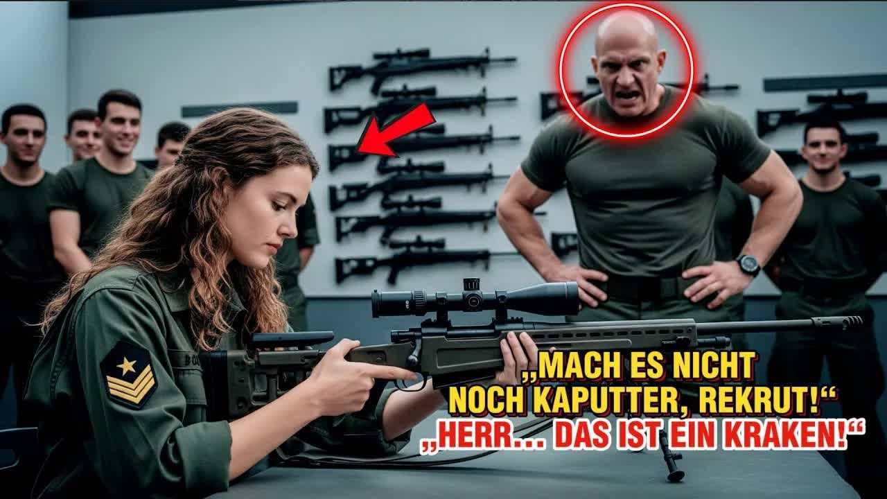 Sie reparierte nur ihr Gewehr – bis der General das Kraken Abzeichen an ihrer Weste sah