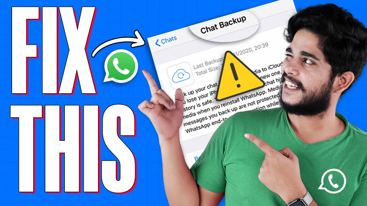 WhatsApp Backup Stuck on iPhone? How to Fix It! ( Hindi )