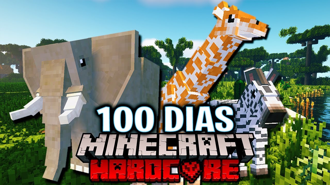 SOBREVIV&Iacute; 100 D&iacute;as en AFRICA en Minecraft HARDCORE ... Esto es lo que pas&oacute; (Parte 1)