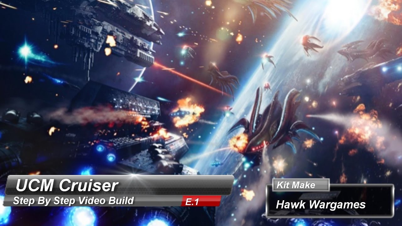 Hawk Wargames : Dropfleet UCM Cruiser : 1/9150 Scale Model : Step By Step Video Build : Episode.1