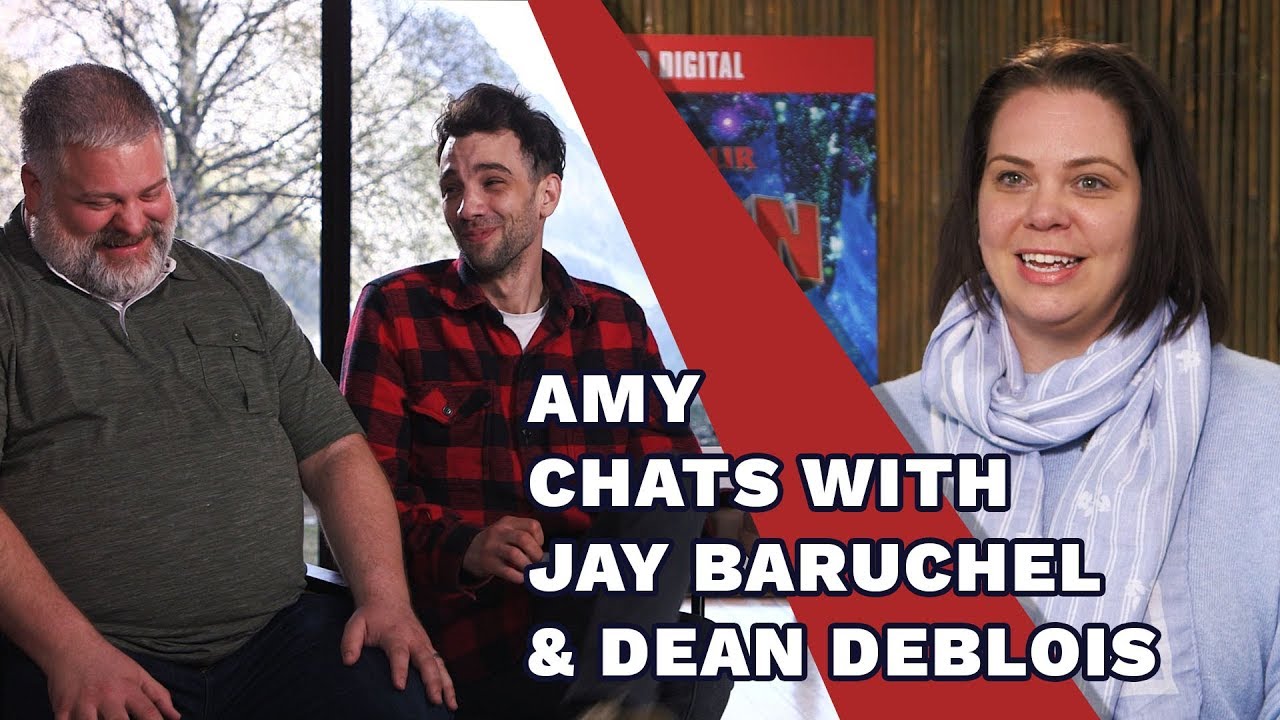 Amy has Jay Baruchel, in stitches talking How To Train Your Dragon: The Hidden World