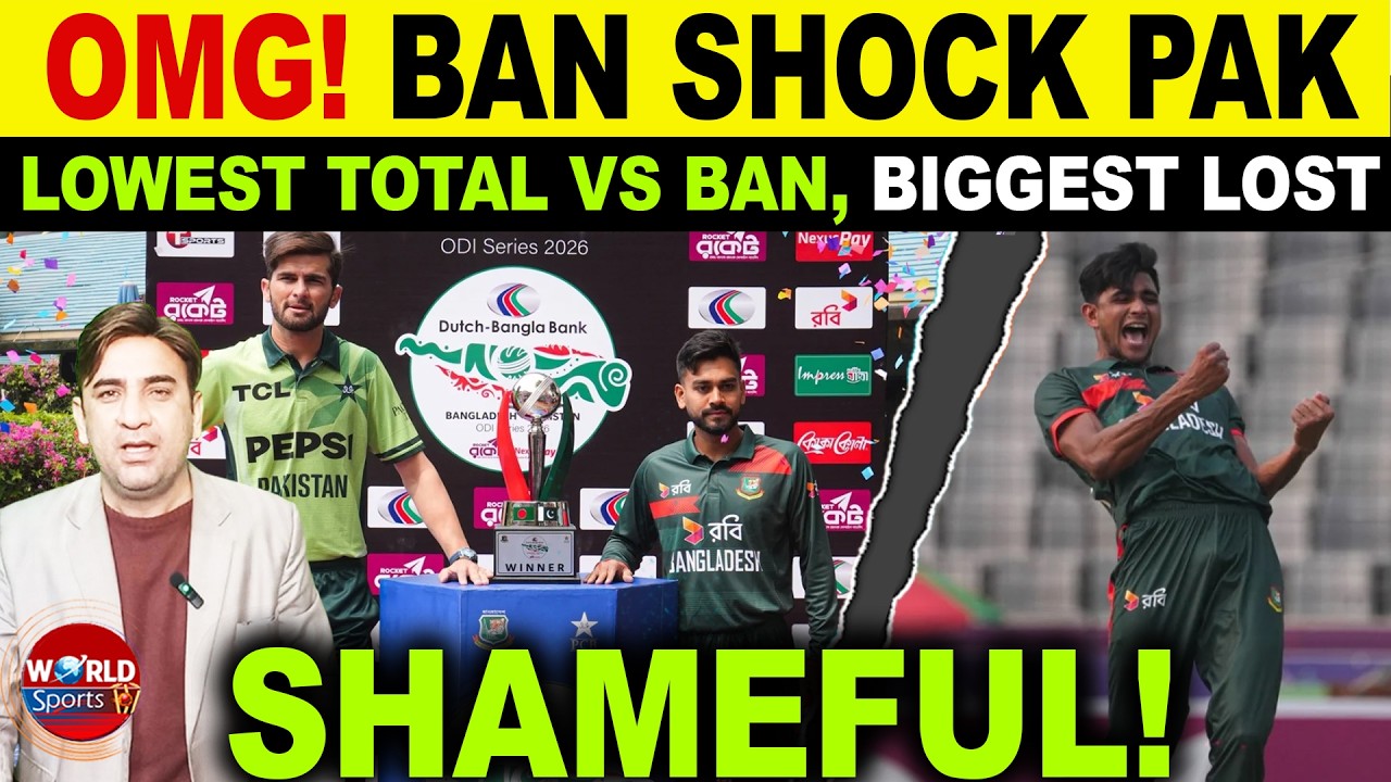 Bangladesh’s Historic Win vs Pakistan | Lowest Total & Worst Defeat in History