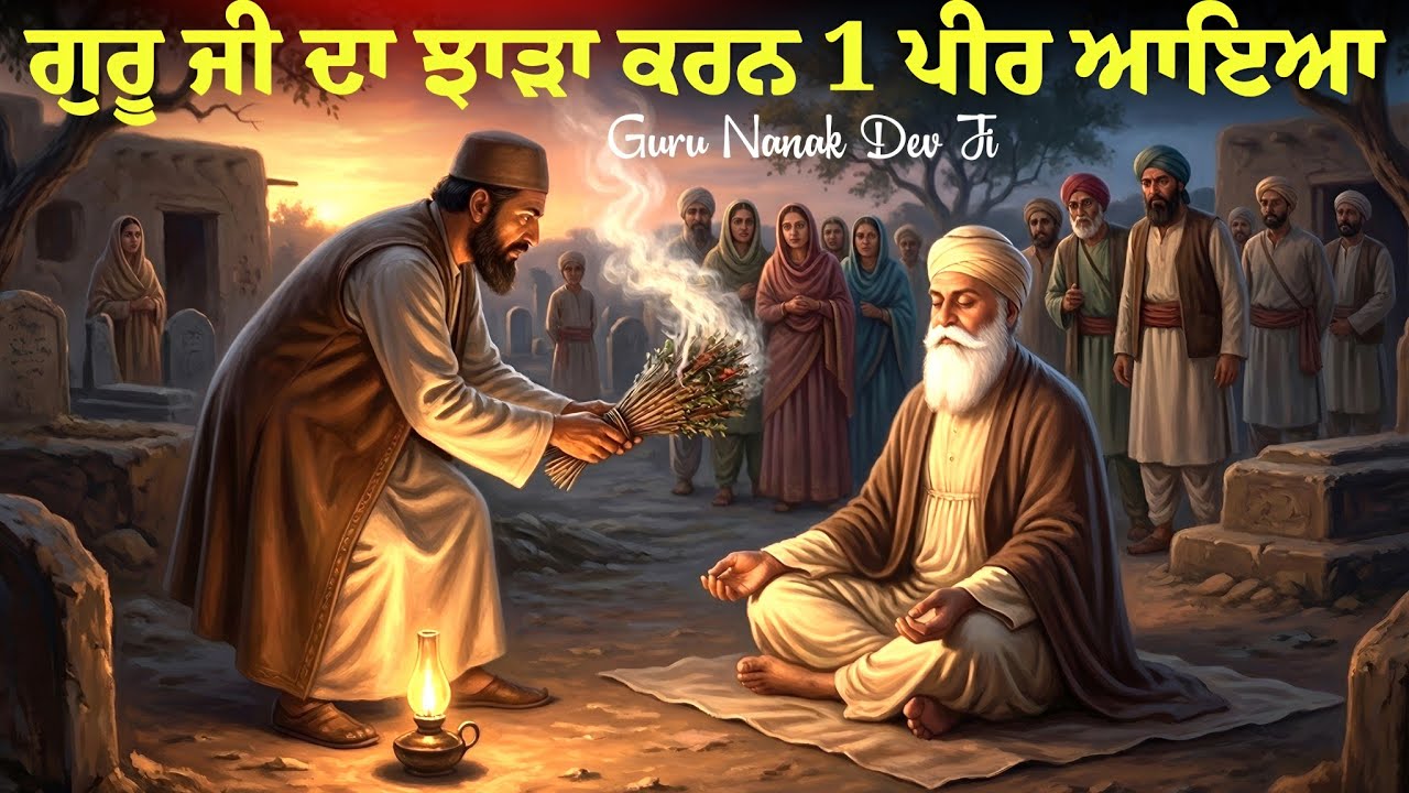 ਗੁਰੂ ਜੀ ਦਾ ਝਾੜਾ ਕਰਨ 1 ਪੀਰ ਆਇਆ || Guru Nanak Dev Ji Sakhi || Sach Kartar