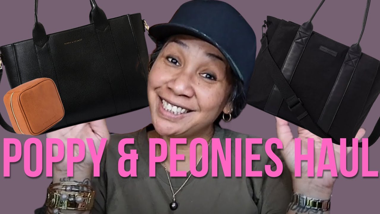 Poppy and Peonies - Multitasker Tote & Daily Tote Bag Haul & First Impressions | Honeygirl K