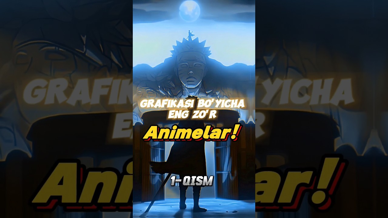 Grafikasi bo'yicha eng zo'r animelar! 1-qism