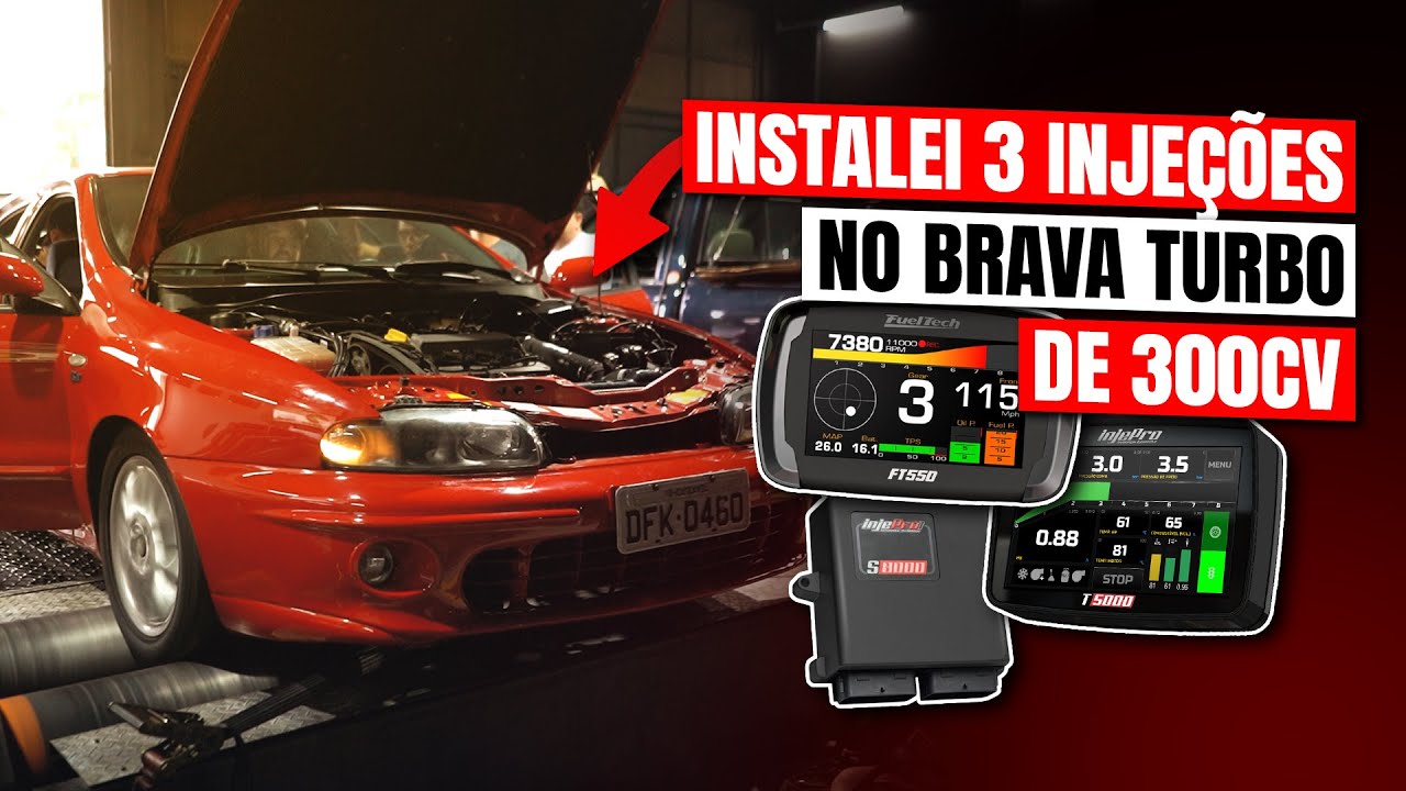 FT550, T5000 e S8000 no Brava Turbo de 300cv! Provando que Injeção Programável é tudo a mesma coisa!