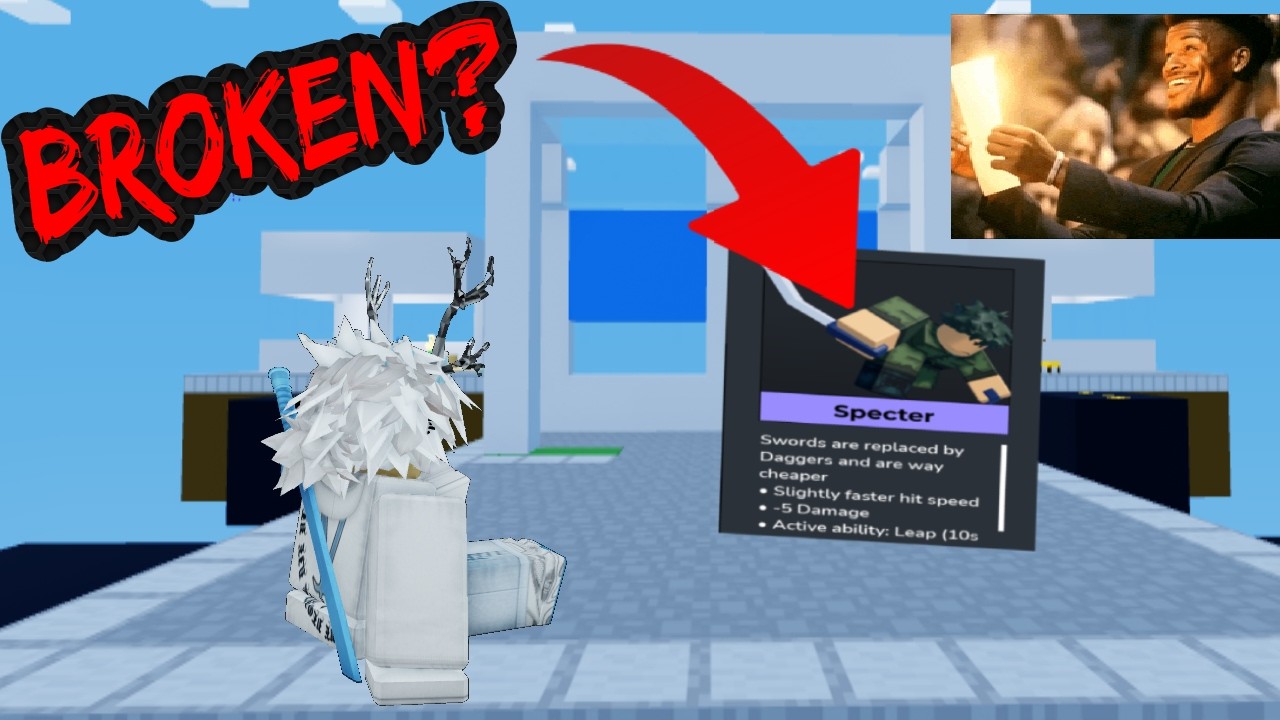 I used specter kit in roblox bedfight