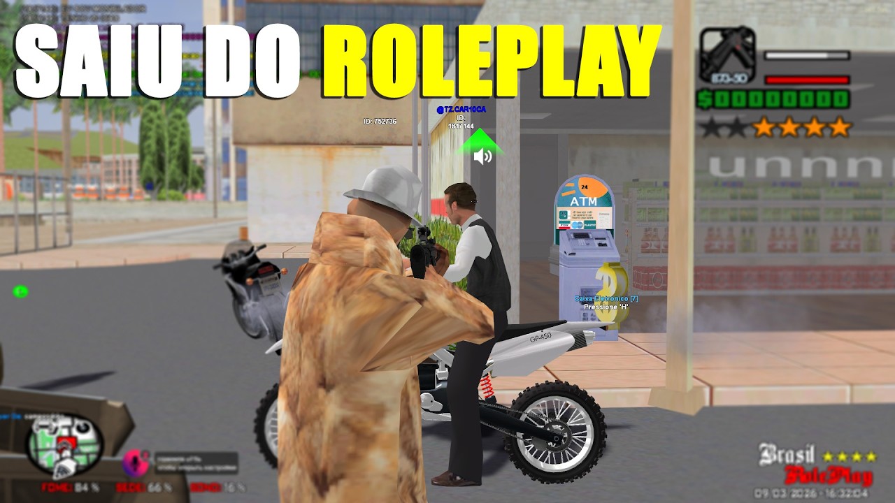 ENTREI EM UMA ORG NO BRASIL ROLEPLAY - GTA SAMP RP
