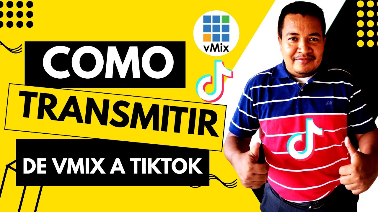 Como Transmitir de vMix a Tiktok fácil 2024