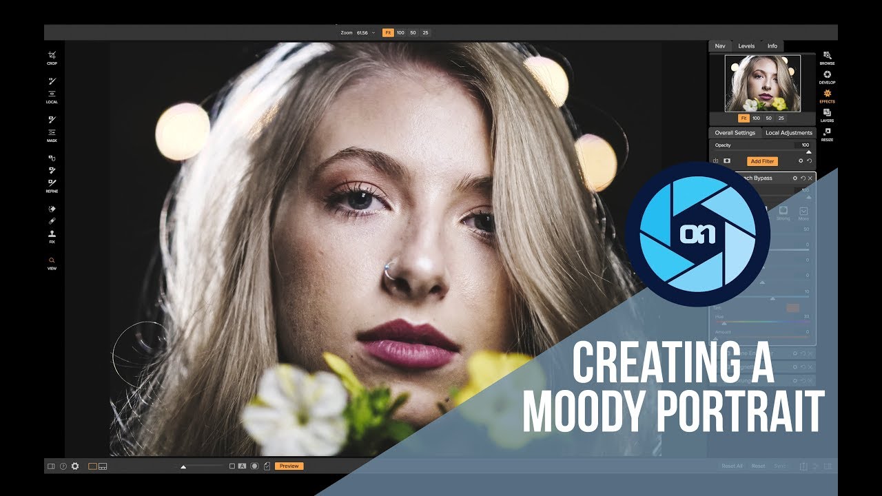 Creating a Moody Portrait - ON1 Photo RAW