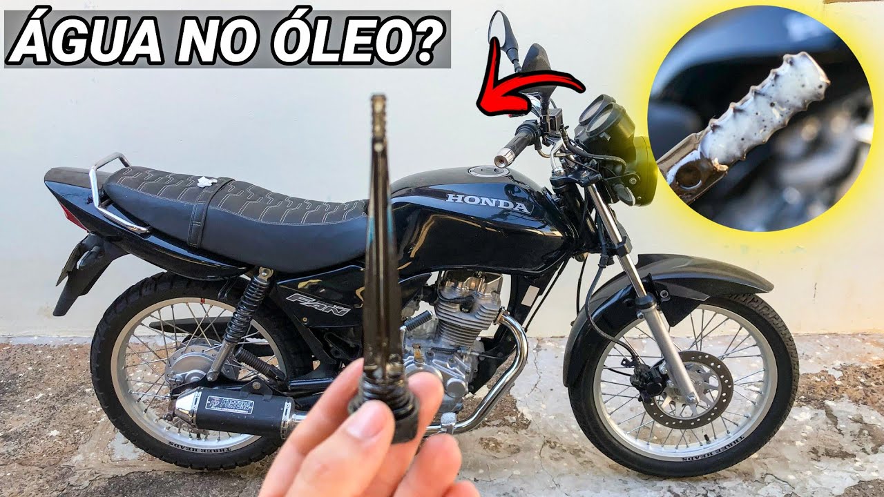 ENTROU ÁGUA NO MOTOR DA CG 125? MISTURANDO ÁGUA NO ÓLEO!
