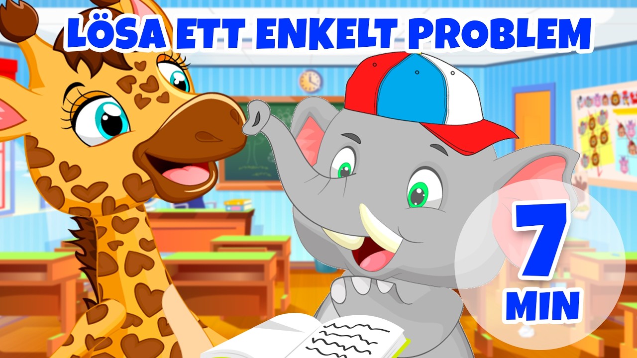 Lösa ett enkelt problem - 7 min Giramille | Barnvisor och sånger för barn