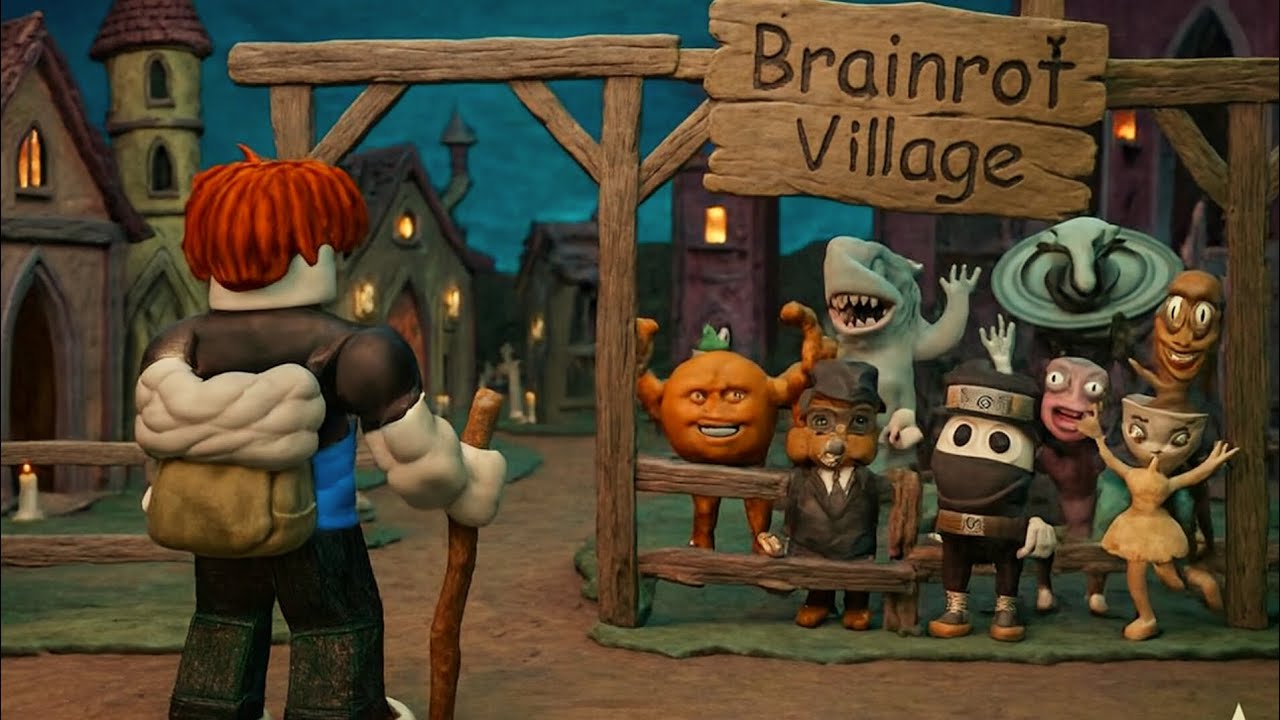 Brainrot တွေရဲ့အိမ်ကိုအလည်သွားခဲ့တယ်။Roblox Enter Brainrot's house 