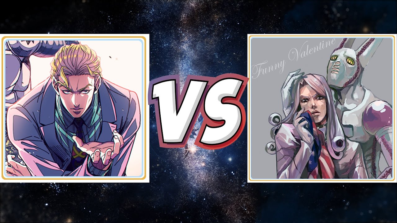 MUGEN对战：吉良吉影（Kira Yoshikage）VS瓦伦泰（Funny Valentine）
