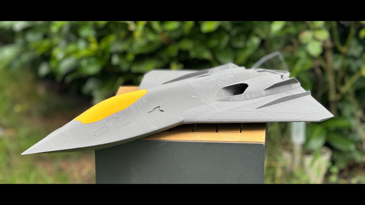 Видео сборки истребителя NGAD от PTIKYLE/Kyles Designs: 3D-печатный самолёт Twin40 EDF-Jet, ТОЛЬК...