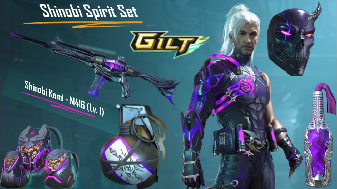 SHADOW ALTAR GILT SET & SHINOBI KAMI M-416 CRATE OPENING FOR BATTLEGROUND MOBILE INDIA BGMI