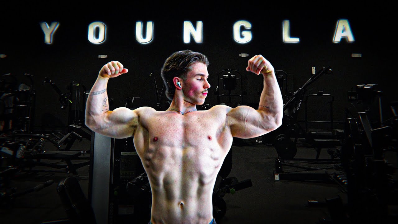 INSANE BICEP PUMP IN DE YOUNGLA GYM | LA VLOGS DAG 2
