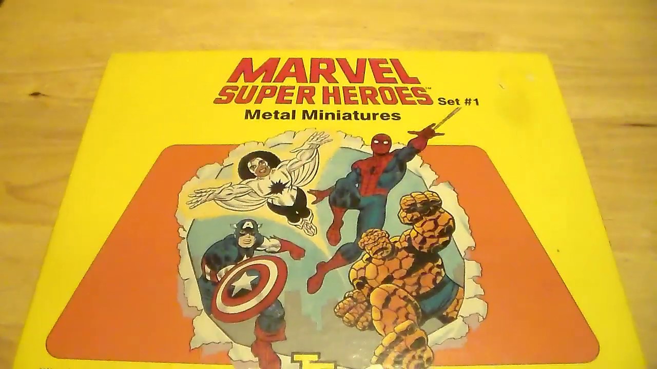Marvel Superhero RPG Miniatures Set #1