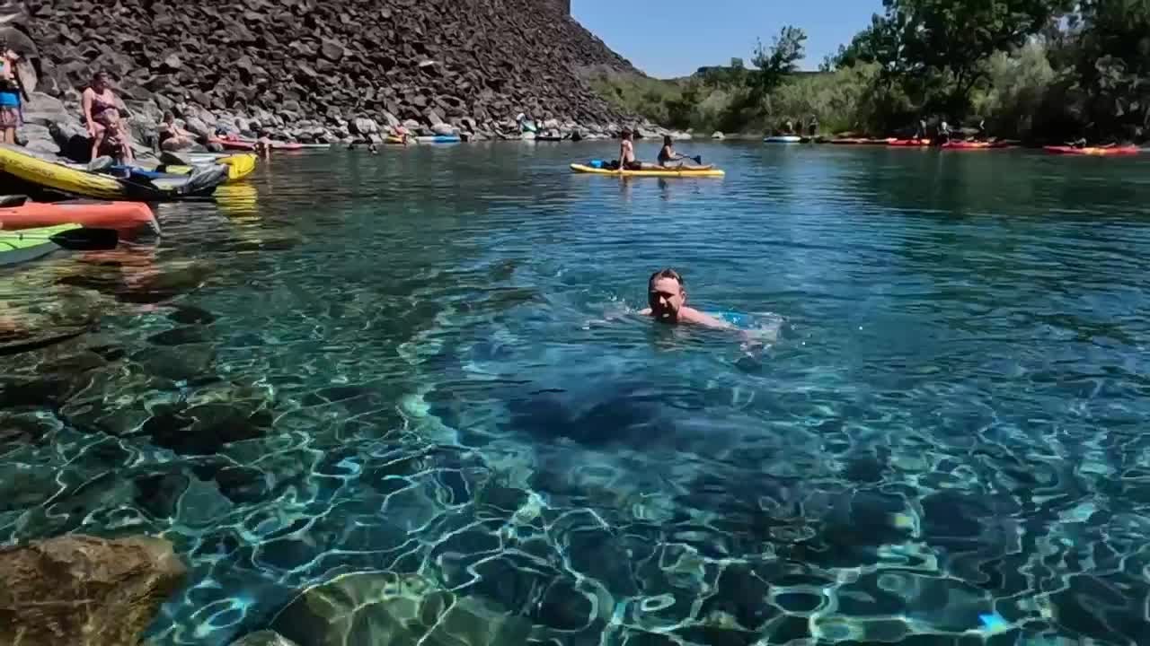 Blue Heart Springs is an oasis, but it's a popular spot in the Magic Valley