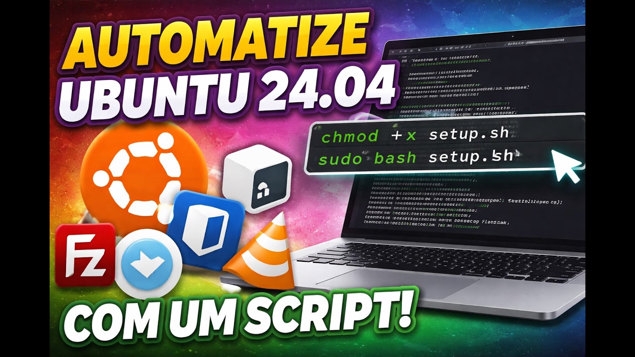 Automatizando a configuração do Ubuntu 24.04 com um único script!