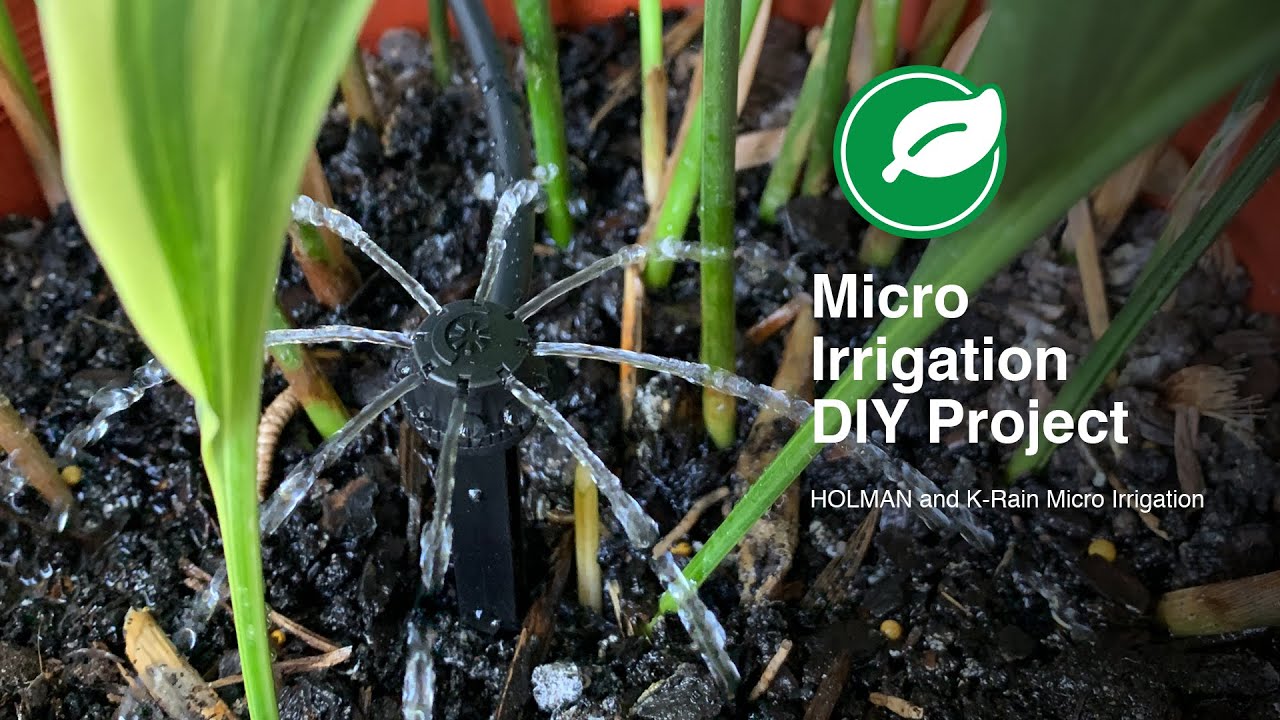 How to Install a Micro Irrigation System for Pot Plants with Holman