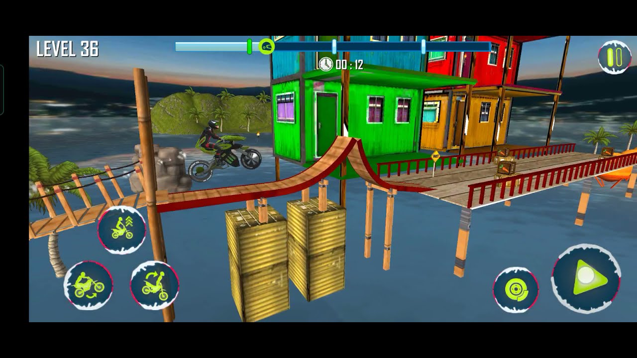 Bike Stunt Tricks Master Game / high quality bike racing gameplay video #14 #gamingshuvoo