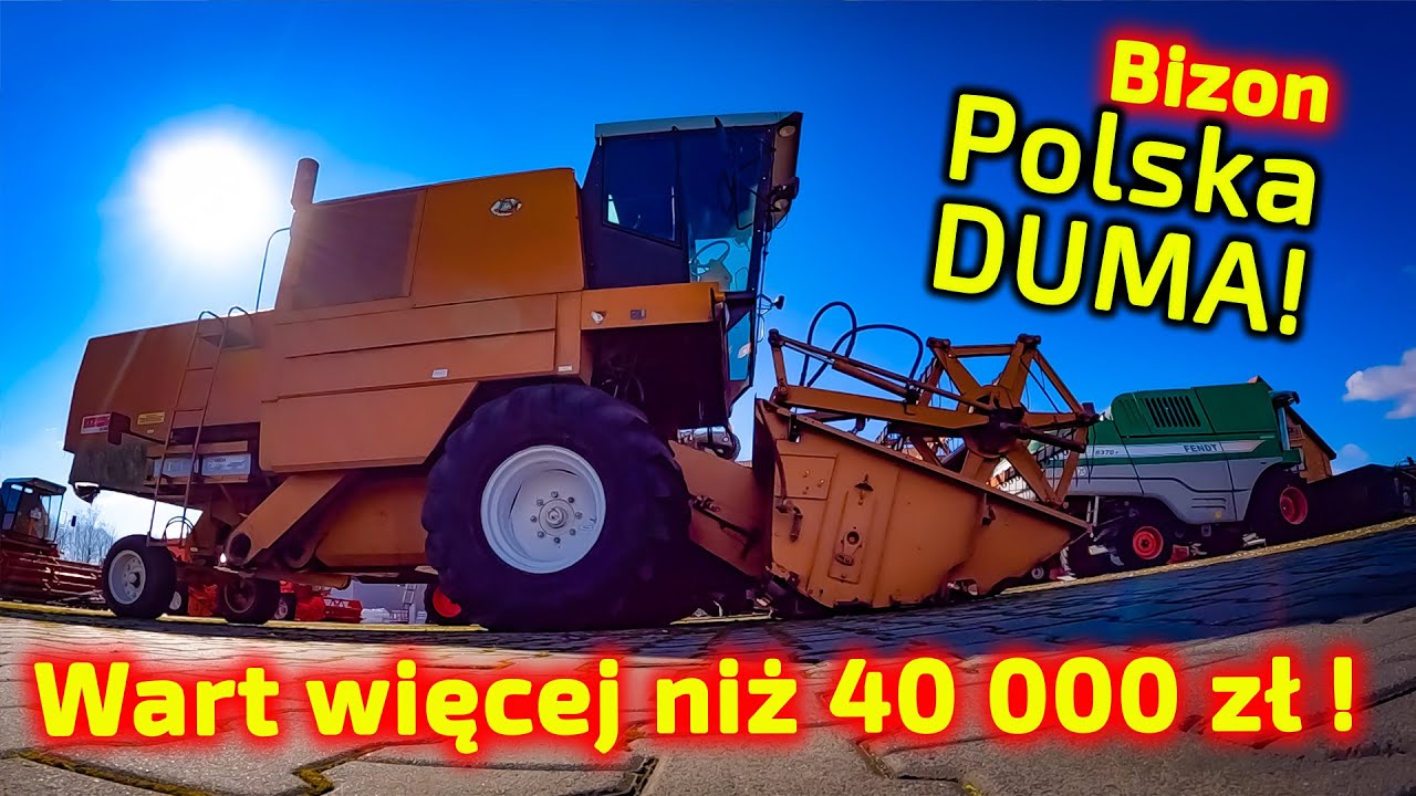 Ухоженный комбайн Bizon Z056 👉 икона польского сельского хозяйства