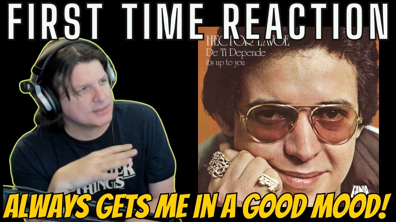 HECTOE LAVOE - Vamos a Reir Un Poco | FIRST TIME SOLO REACTION | The GOAT Singer Of Salsa!