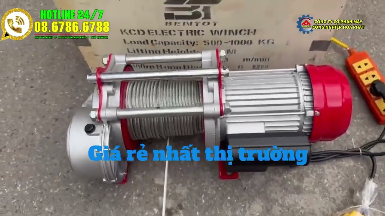 Tời điện đa năng, tời tốc độ siêu nhanh 30m/p, tời xây dựng, chế vận thăng #xuhuongyoutube 