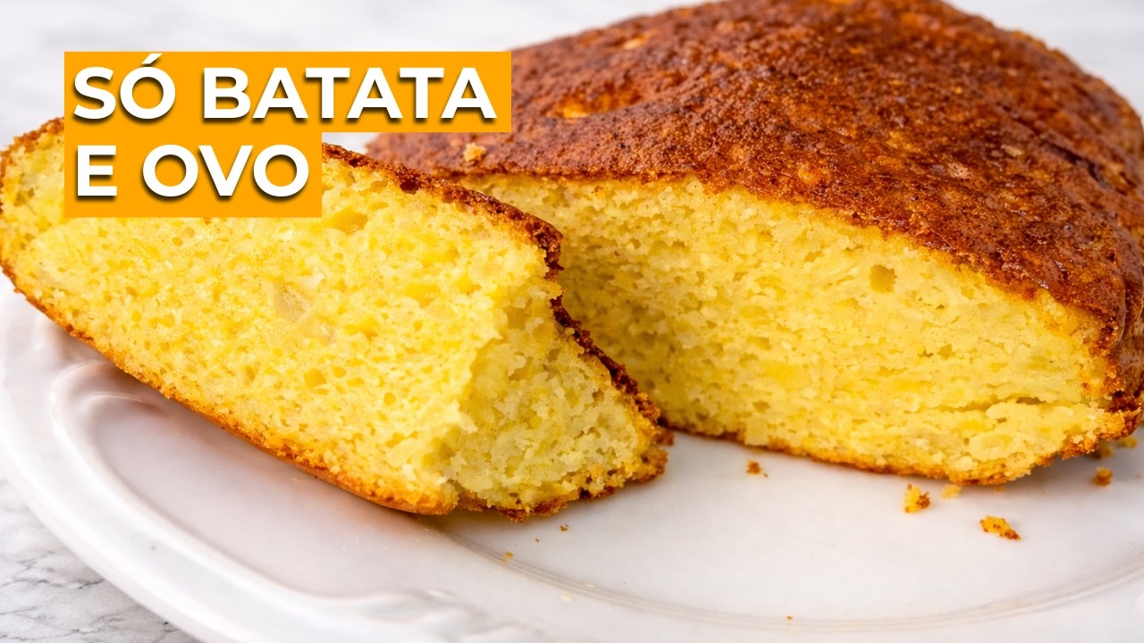 Pão de Batata-Doce muito fácil | Rápido de fazer e Ajuda no Emagrecimento