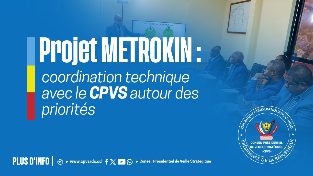 METROKIN : Le CPVS mobilisé pour relancer le train urbain de Kinshasa