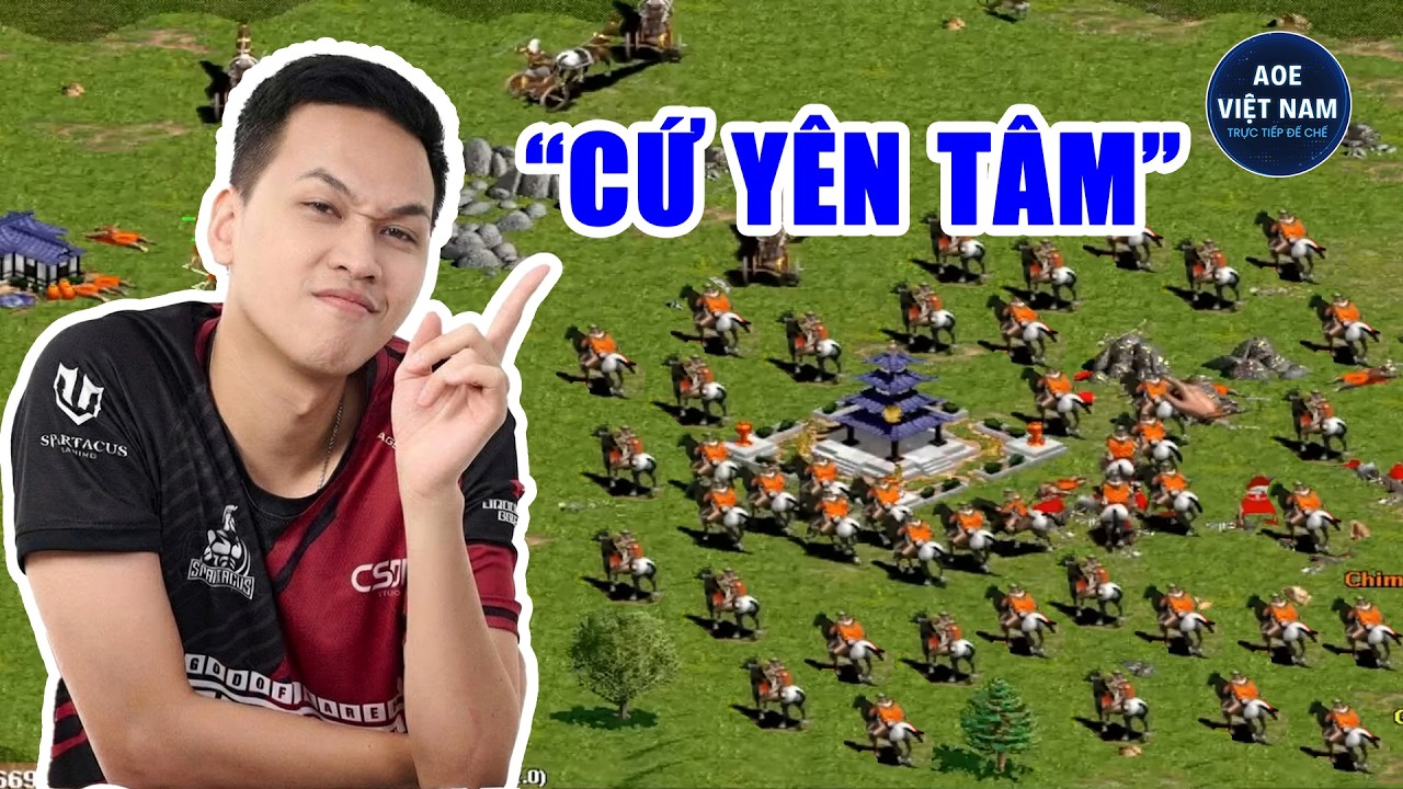 Khi Chim Sẻ Đi Nắng bị rơi vào thế cân map thì đồng đội cứ yên tâm | AOE Việt Nam Hay Nhất