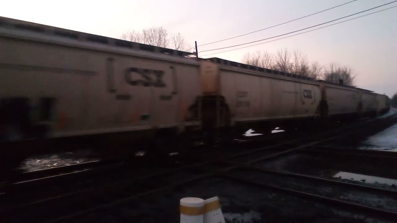 Southern Bound CSX Grain Train on February the 10th,2026!!.. 