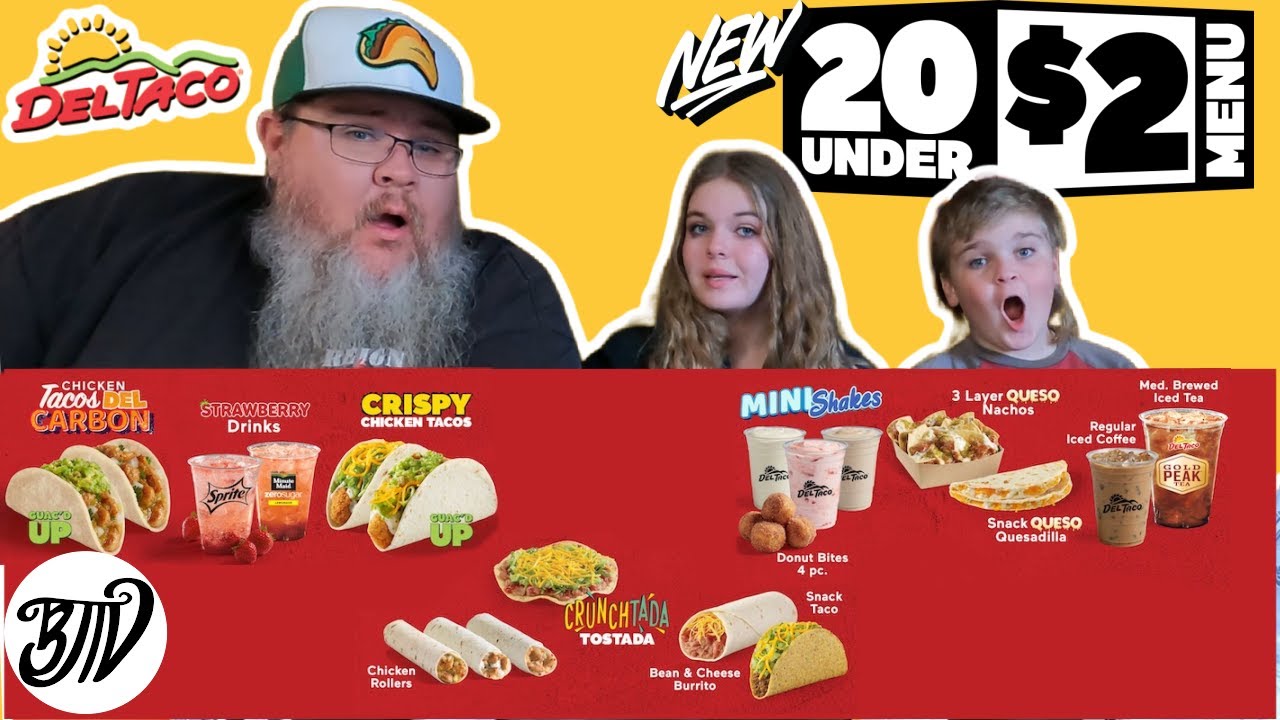 NEW 20 under $2 @Del Taco || Drive Thru Thursday